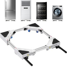 NIUXX Heavy Duty Adjustable Appliance Dolly Height: 5.5cm2.17 in, White