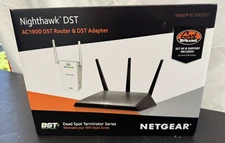 NEW COMBO Netgear Nighthawk R7300 AC1900 DST Router & DST6501 Adapter -FREE SHIP