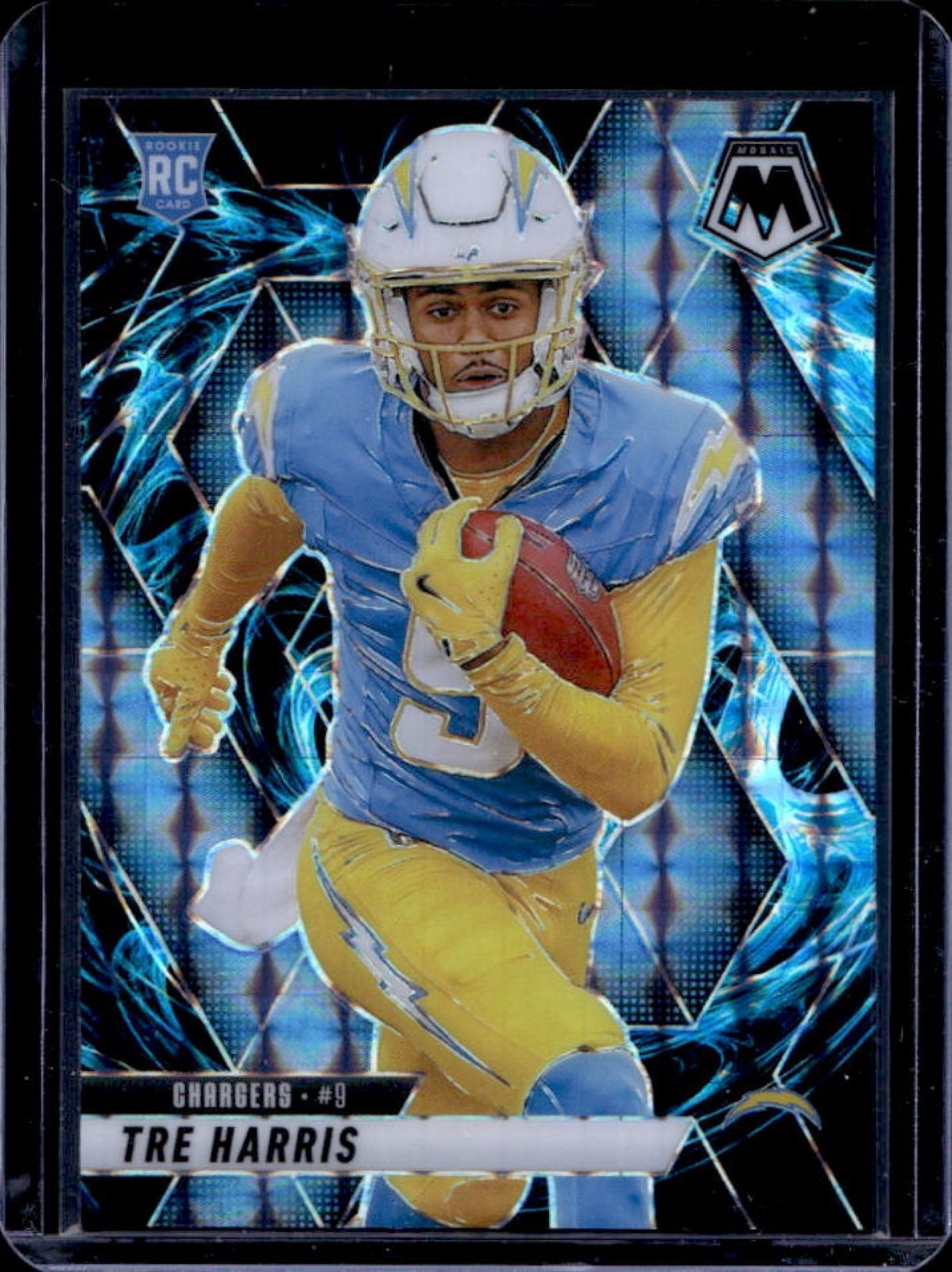 2025 Mosaic Tre Harris Rookies RC Genesis Prizm Rookie #326 Chargers