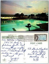 Grand Bahama Hotel Swimming Pool Bahamas Postcard