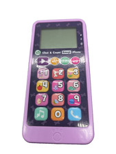 Leap Frog Chat Count Emoji Phone Pink Purple Toddler Kid Toy Tested Watch Video 