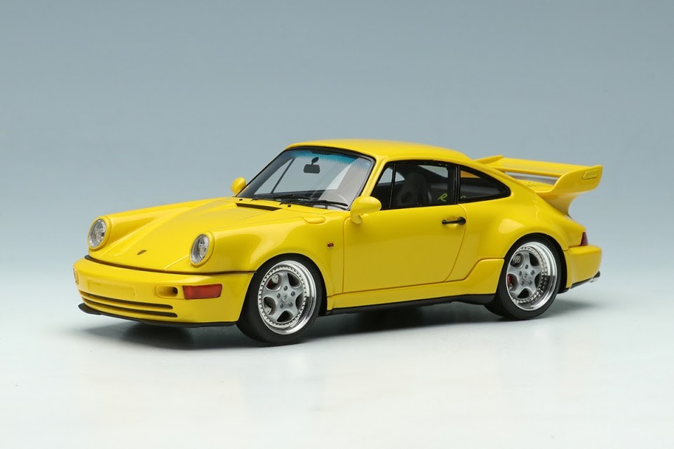 メイクアップ　1/43 Porsche 911 964 ターボ 3.3 Porsche 911 964 Targa Singer 1993 Matt Candy Red 1:43 Make Up