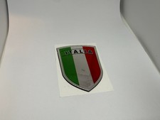 1 pcs of Italia flag domed sticker 65x78 mm