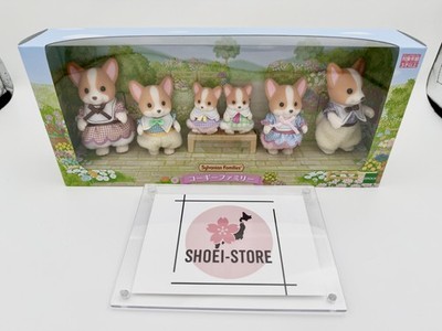 Sylvanian Families Calico Critters Corgi Family Set Original EPOCH Doll