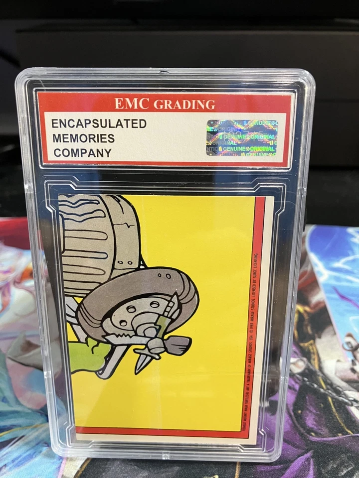 SHREDDER TMNT 1989 Topps Teenage Mutant Ninja TURTLES CARD #5 EMC GRADED 10 - Image 2 of 2