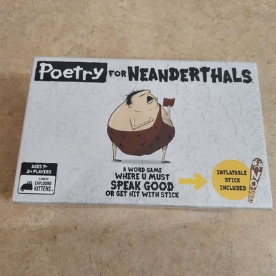 Poetry For Neanderthals Game by Exploding Kittens New and Not Opened!