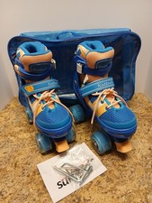 Nattork Roller Skates Light Up Wheels, Size Medium 35-38 USA Size 3-6 Youth
