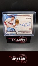 Matt Olson 2025 Topps Museum #SA-MO Showpieces Autographs Ruby /5