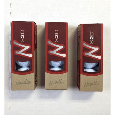 Taylor Made Noodle S2D Supreme Distance 9 Pack Golf Balls NEW