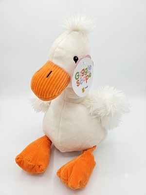 Gigglescape Duck Plush 17'' Large White Orange Stuffed Animal Toy Target