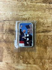 1 oz Trump Fight Colorized .999 Fine Mint Silver Flag Bar *Sealed Not Torn* 39.49 per troy oz