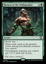 Return of the Wildspeaker 0242 Near Mint M3C Commander: Modern Horizons 3 MTG Ma