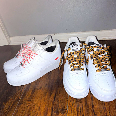 Nike Air Force 1 Low Supreme x GOODENOUGH White Cheetah Print IM3483-100