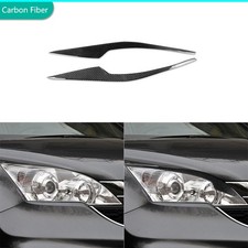 Real Carbon Fiber Front Headlight Eyelid Eyebrow Cover For Honda Cr-v Crv 07-11 Real Carbon Fiber Front Headlight Eyelid Eyebrow Cover For Honda Cr-v Crv 07-11