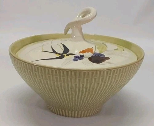 Vintage Red Wing Pottery Country Capistrano Casserole Serving Dish Bowl w/Lid.