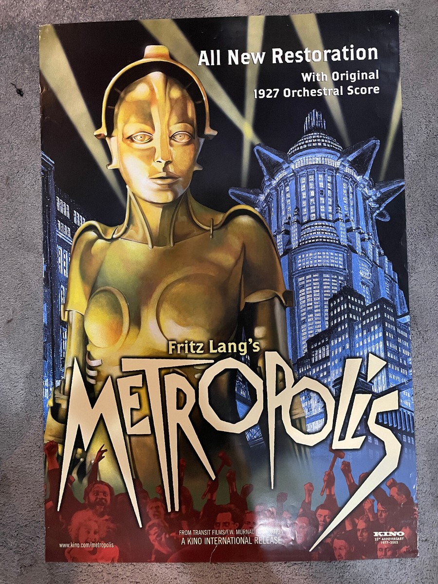 METROPOLIS DS ROLLED ORIGINAL ONE SHEET MOVIE POSTER FRITZ LANG
