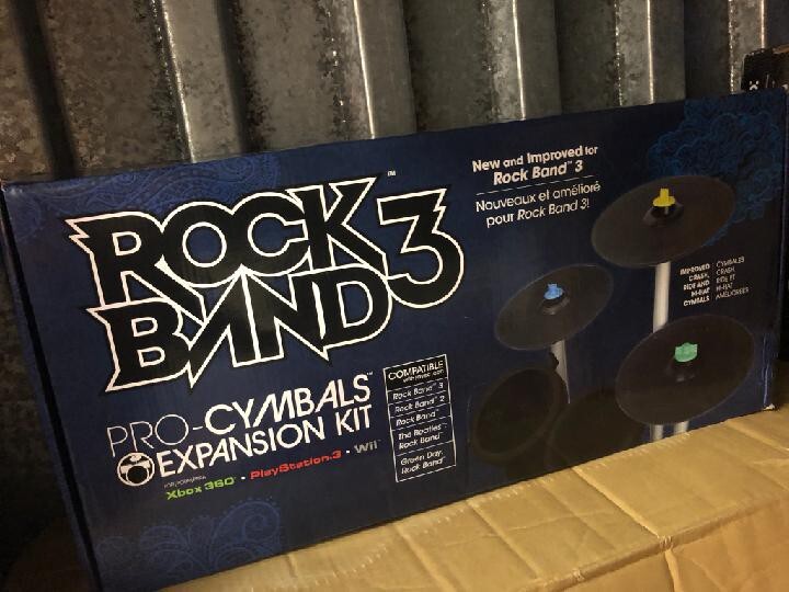 Brand NEW Rock Band 3 Cymbals Pro Drum TRIPLE CYMBAL PlayStation XBOX