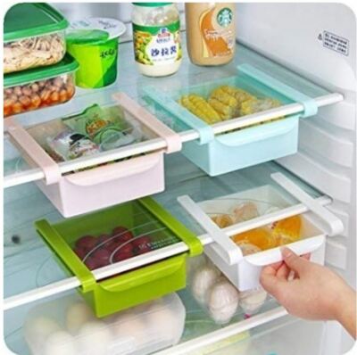 Kühlschrank Klemmfach Organizer Lebensmittel Aufbewahrung Box Schublade (F107)