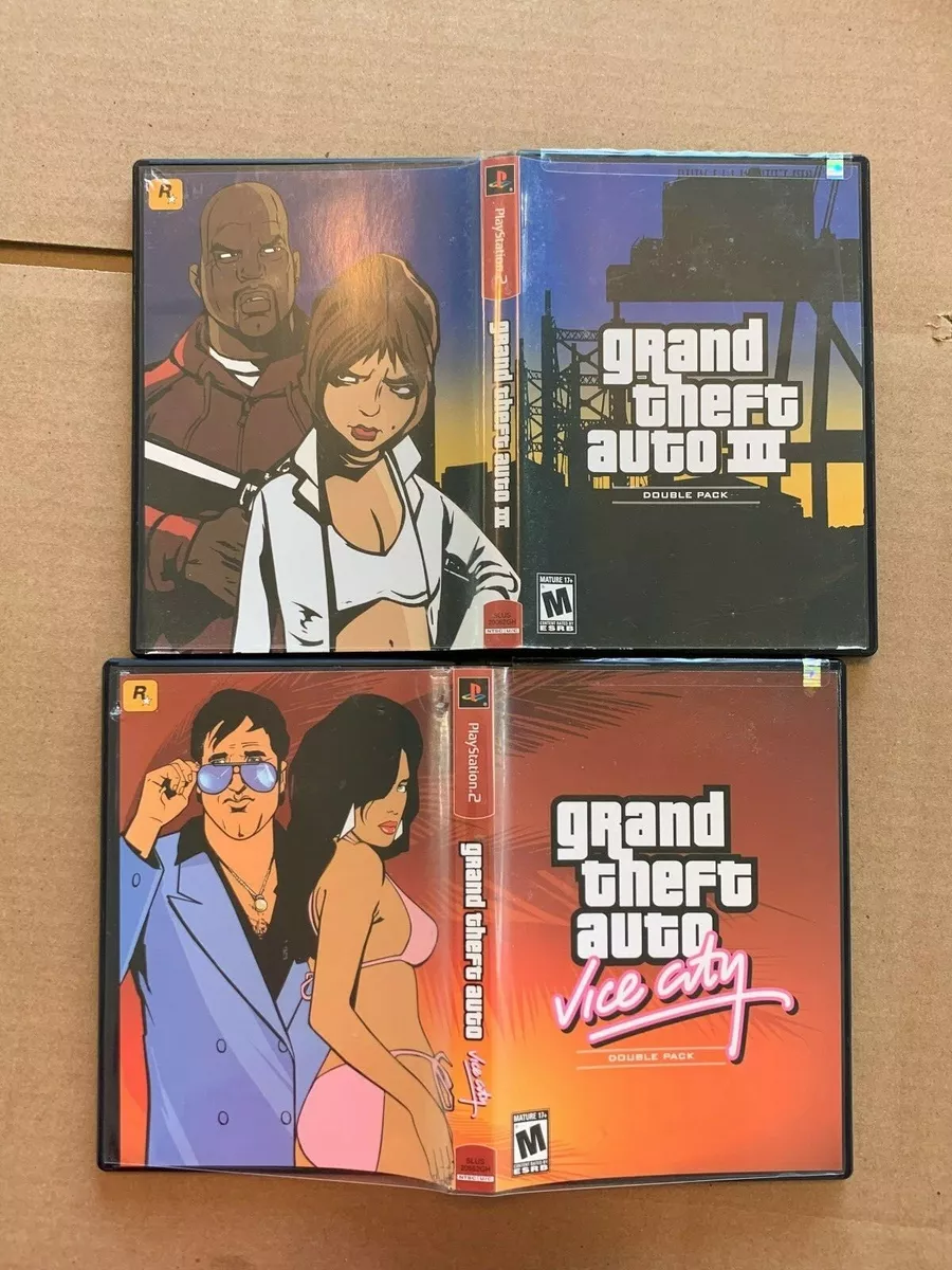 Grand Theft Auto Double Pack: Grand Theft Auto III / Grand Theft Auto Vice  City - PlayStation 2