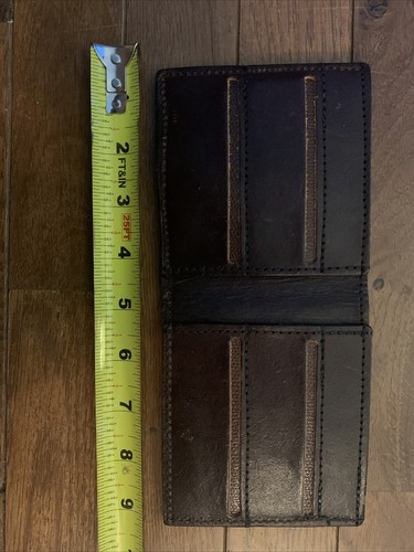 Handcarved Bifold Leather Wallet - Picture 5 of 5