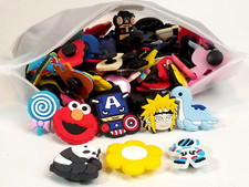 Crocs MUKAY 98 Pieces Random Shoe Charms For Croc Shoes  Bracelet Wristband