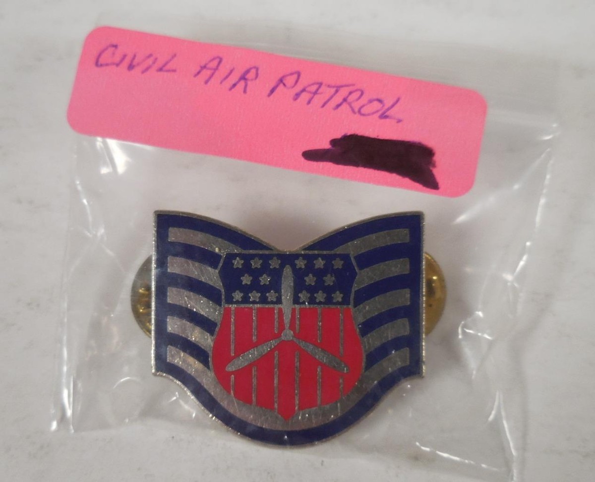 Civil Air Patrol Cadet Technical Sergeant Insignia Rank Vintage Lapel Pin