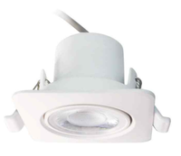 Led Einbauspot 8W 38° Warmweiss Schwenkbar Eckig Bioledex Dekto