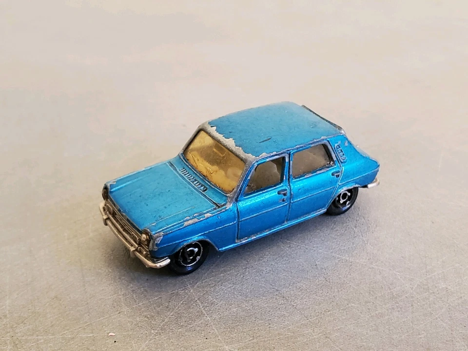 Majorette Lotto 2 – Simca 1100 Ti Blu + VW Coccinelle 1302 Rosso – 1/60 Buono - Immagine 4 di 4