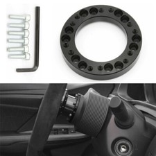 12mm Black Aluminum Steering Wheel Hub Adapter Spacer Kit For MOMO