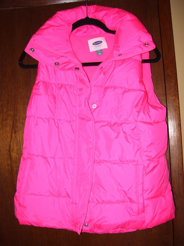 Kid's Pink Old Navy Puffa Vest Size Medium