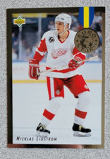 1992-93 Upper Deck Euro Stars Nicklas Lidstrom #E9 HOF