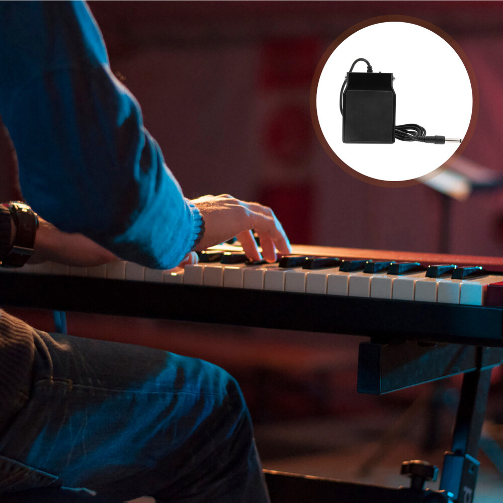 Practical Keyboard Music Rest Sustain Pedal Piano Accessory Gift Idea-image