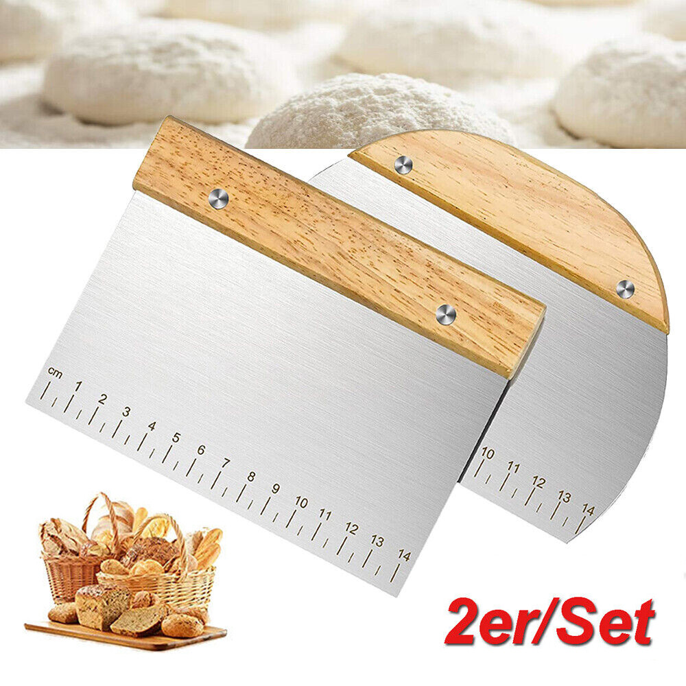 Teigabstecher Edelstahl Gemüseschaufel Kochschaufel Küchenschaufel Teigschaber