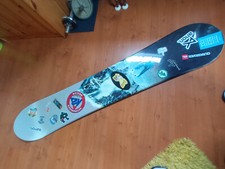 STUF SNOWBOARD bunt beklebt 151cm gebraucht, ...