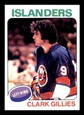 1975 Topps Hockey #199 Clark Gillies NM/MT *d2