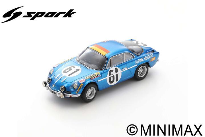 Modellino auto scala 1:43 Spark Model ALPINE A110 LM 1968 racing modellismo .