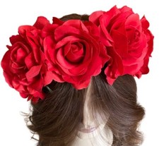 Festival Boho Wedding Flower Headband Head Garland Hair Band Crown Wreath