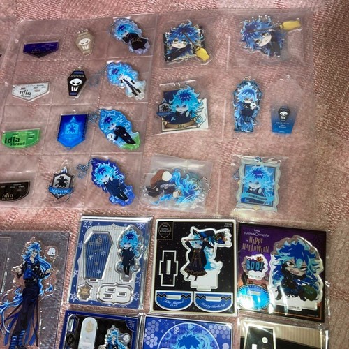 Twisted Wonderland Idia Grabtuch Acryl Ständer Schlüsselanhänger Set Neu Japan - Bild 3 von 6