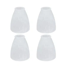 Aspen Creative 23062-4 Alabaster Transitional Style Replacement Glass Shade, ...