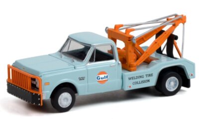 CHEVROLET C-30 Dually - Wrecker - 1969 - GULF - Greenlight 1:64