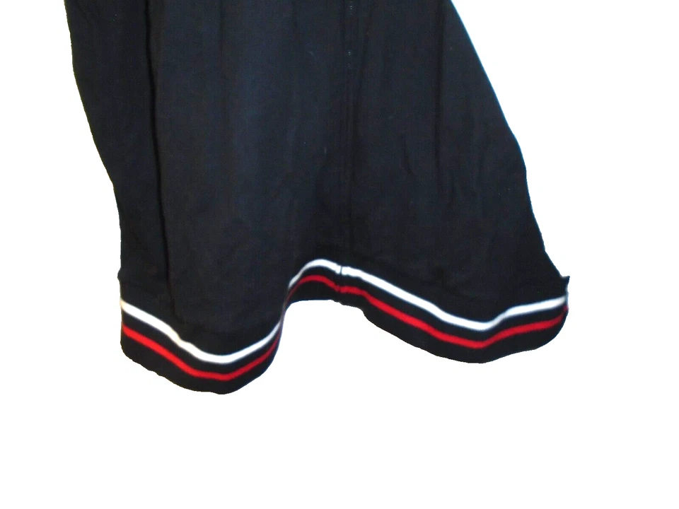 NUEVA CAMISA TOP ATLÉTICA FILA CREMALLERA COMPLETA NEGRA ROJA BLANCA ALGODÓN PARA HOMBRE TALLA 2XL XXL Foto 4 de 4