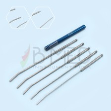 Mini Cervical Uterine Dilator Set With Interchangable Handle 1, 1.5, 2, 2.5, 3mm