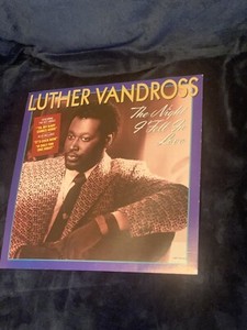 Luther Vandross 1985 The Night I Fell In Love  12x12 Promo Cover Flat Poster