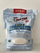 Bob’s Red Mill 1-1 Gluten Free Baking Flour Brand New 64oz. 4lbs.Best By 03/2025