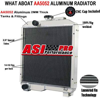 Aftermarket Tractor Radiator Fits Ford New Holland 1715 Model #SBA310100630