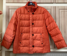 Gerry Weber Very Pretty Comfortable Warm Size 14 Orange Quilted Jacket.