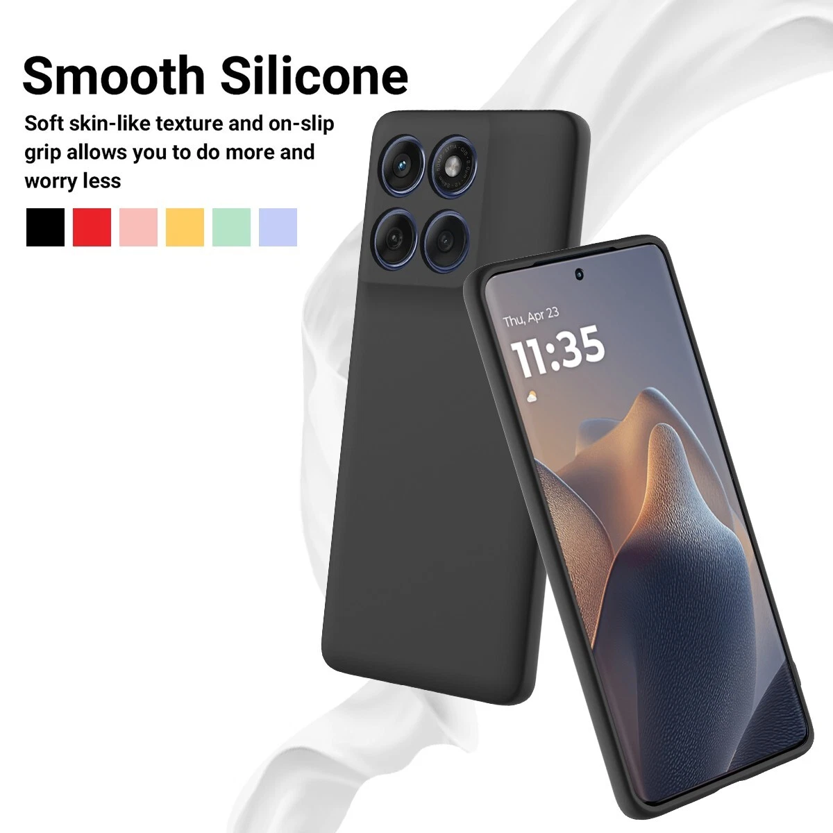 Custodia Morbida TPU Con Bordo Dorato Per Motorola Edge 20 – Elegante, Sottile E Antiurto