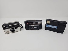 VTG Lot of 3 Kodak Cameras: S100 EF, Instamatic 134, Disc 3600 - UNTESTED, AS-IS
