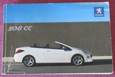(2009) PEUGEOT 308 CC COUPE/ CABRIOLET (2008 - 2011) OWNERS MANUAL - HANDBOOK