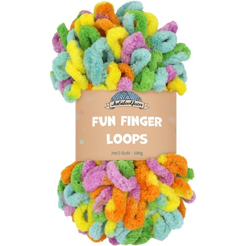 Hilo divertido JubileeYarn para dedos - Poliéster jumbo - Colores variados - Imagen 41 de 43